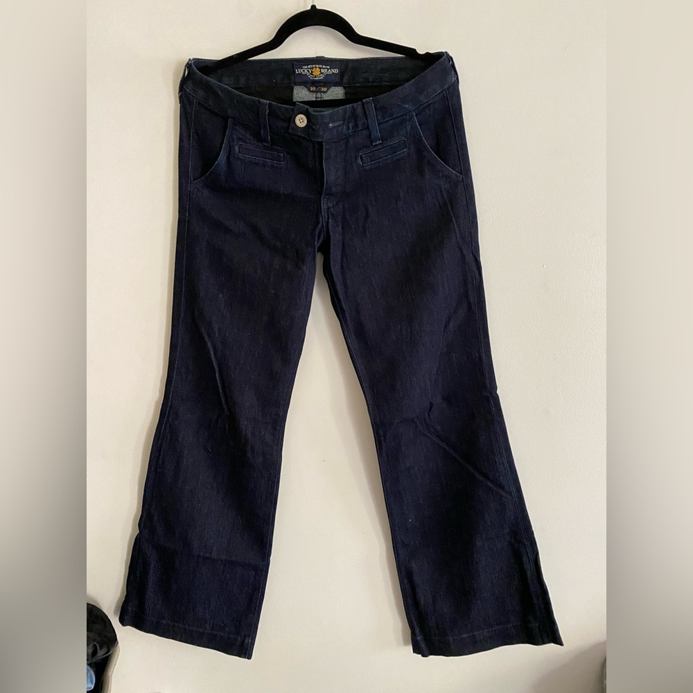 Low rise trouser Lucky Brand Jeans flared bottoms size 10 / 30